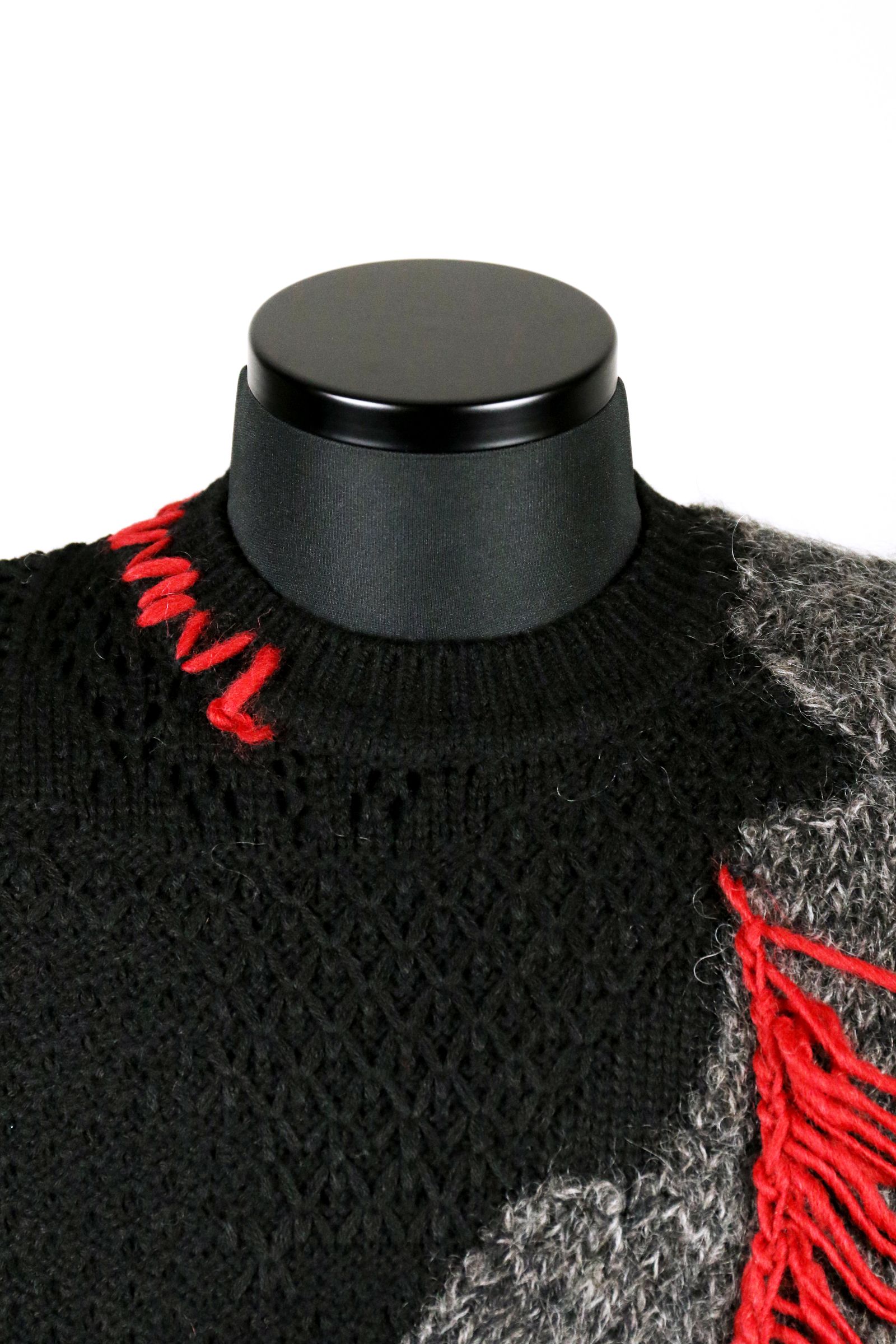 Mixed fur knit P/O / ミックス ファー ニット プルオーバー
