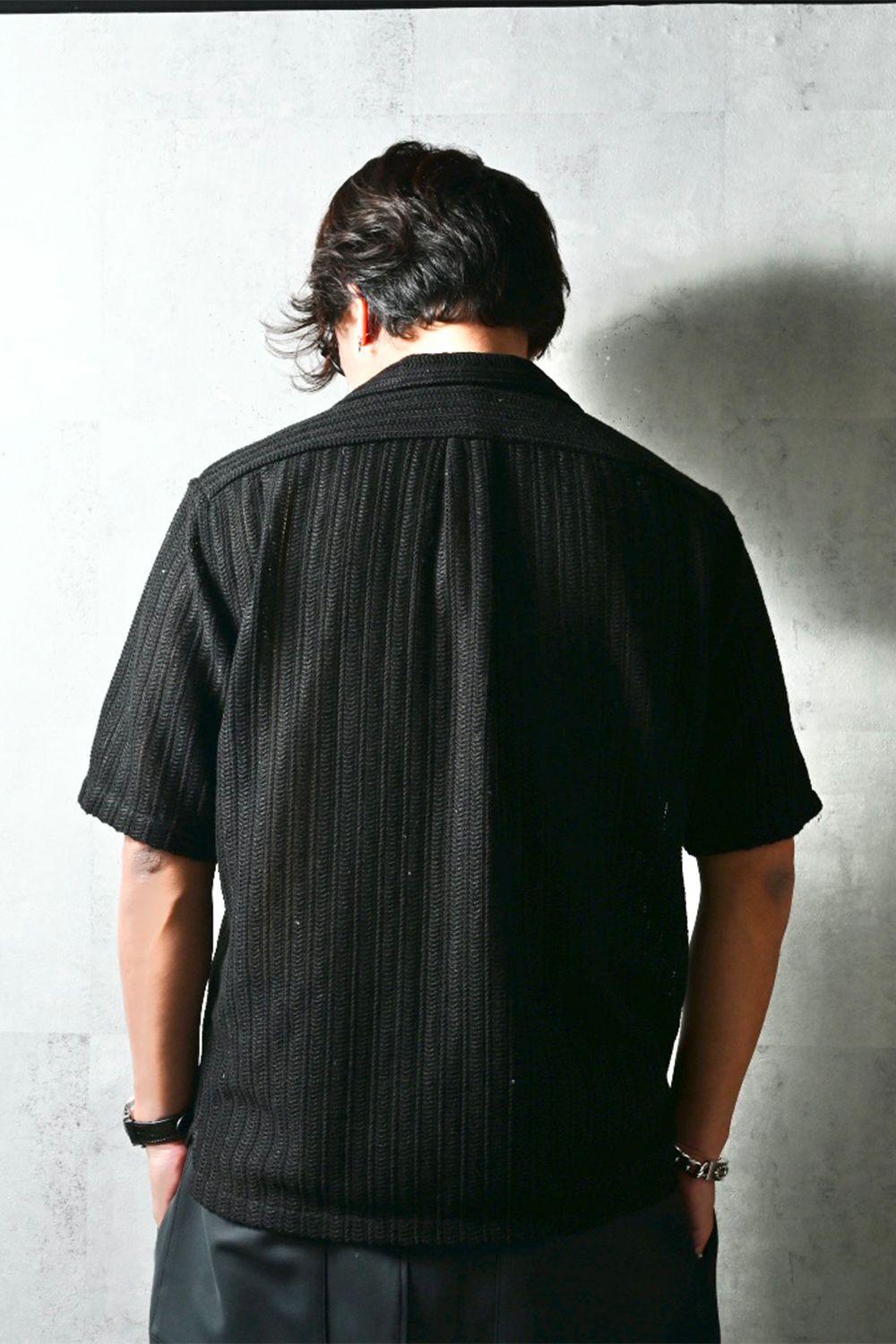 russel shirts / ラッセル織り オープンカラーシャツ