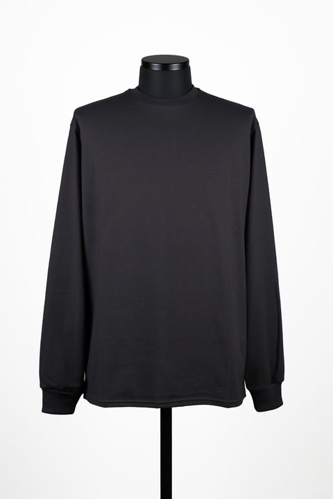 40/2 ORGANIC COTTON KNIT CREW NECK TEE L/S /  オーガニックコットン26G天竺 クルーネック ロングスリーブ Tシャツ