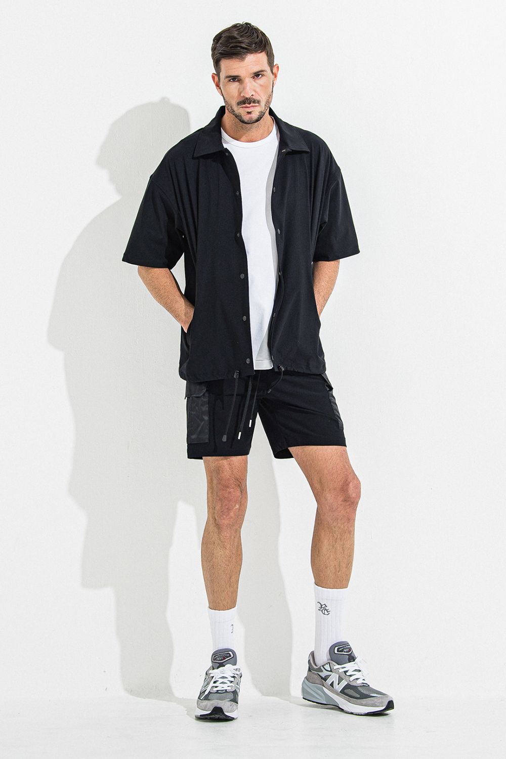 NYLON HALF COACH JACKET / ナイロン ハーフ コーチジャケット