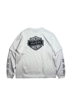 GOD SELECTION XXX × roarguns GOD SELECTION XXX × roarguns TRIPLE GUNS EMBLEM LAYERED T-SHIRT / ゴッドセレクション ロアーガンズ コラボレーション レイヤード ロングスリーブT