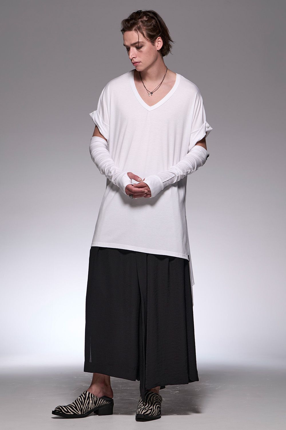 Vintage Twill Skirt Wide Tuck Slacks / ヴィンテージ ツイル スカート ワイド タック スラックス