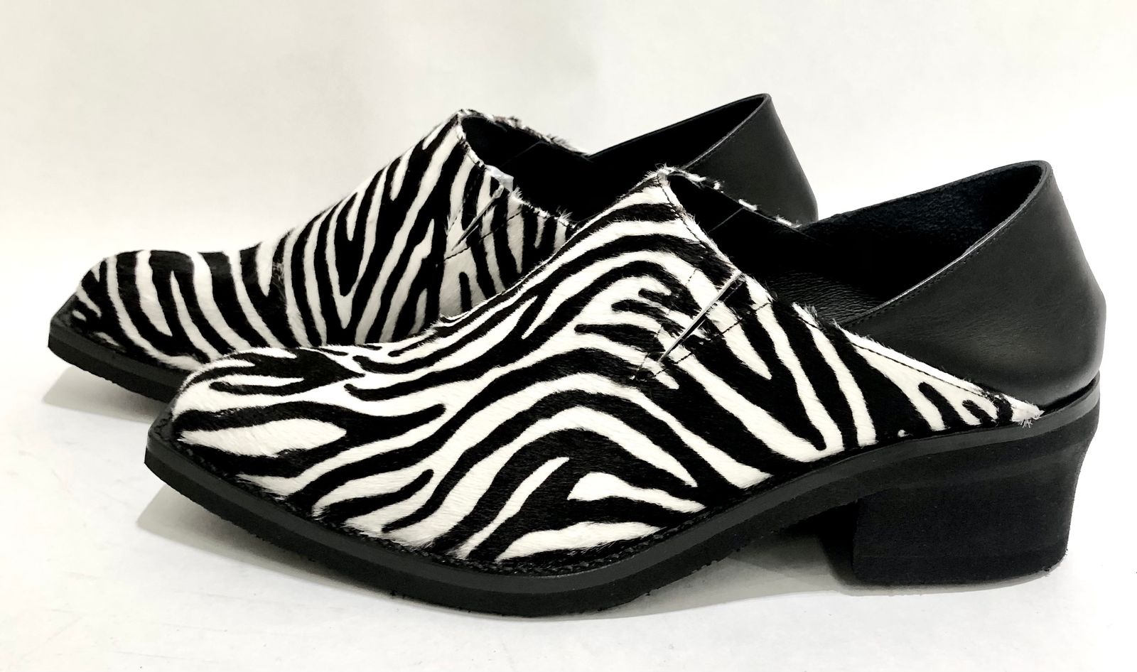 Zebra Hair Calf Mules / ゼブラ ヘアカーフ ミュール