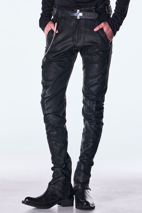 Denim Curve Pants / コーティング デニム カーブ パンツ