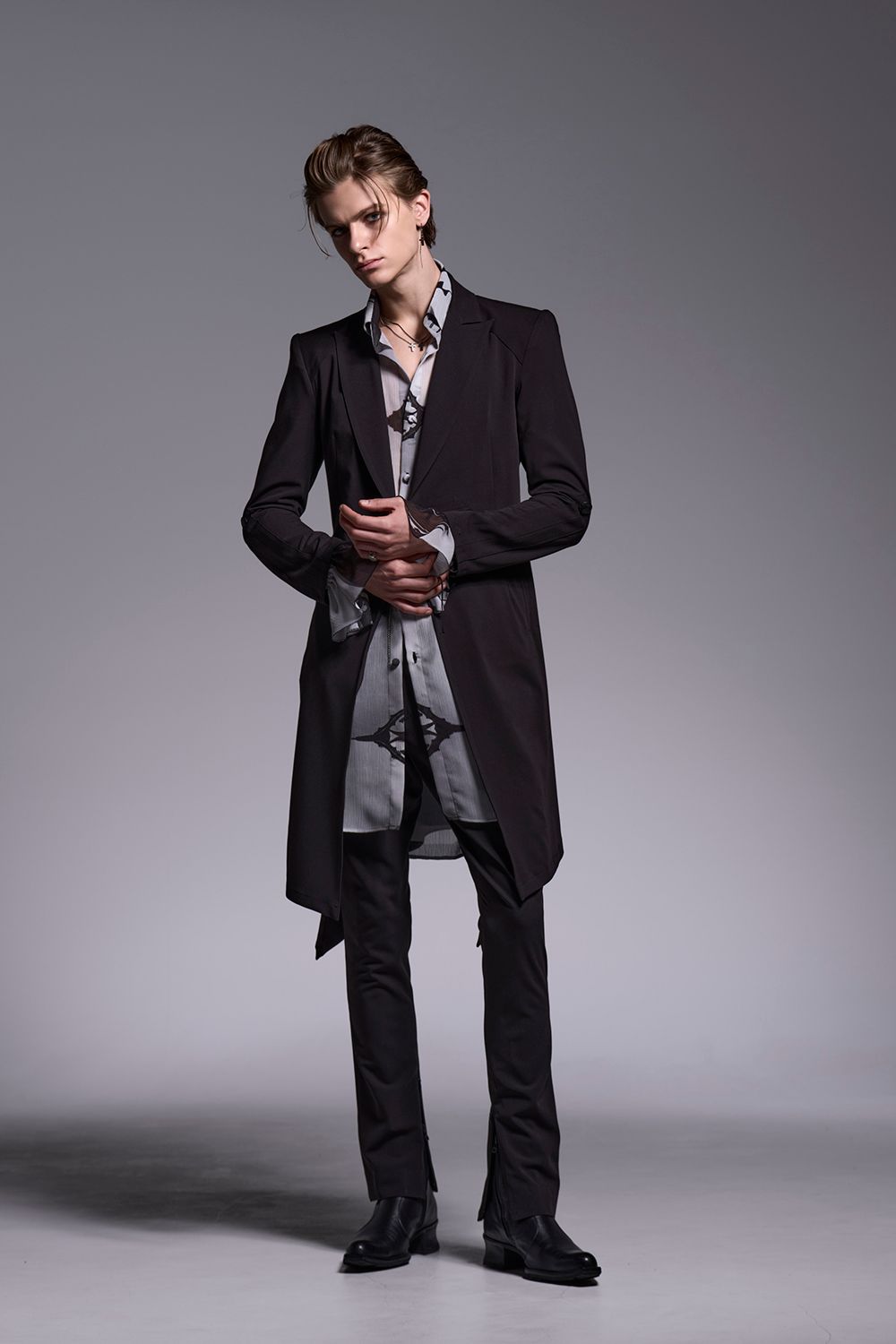 T/R Gabagine Goth Flare Jacket / T/Rギャバジン ゴス フレア ジャケット