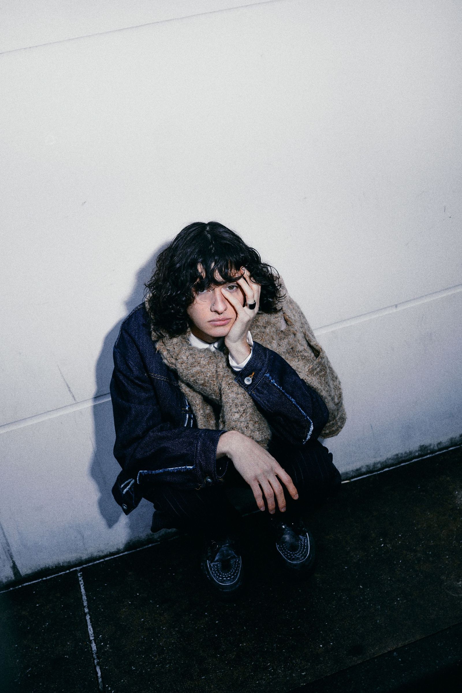 Loose twist yarn denim BL / ルーズ ツイスト ヤーン デニム ブルゾン