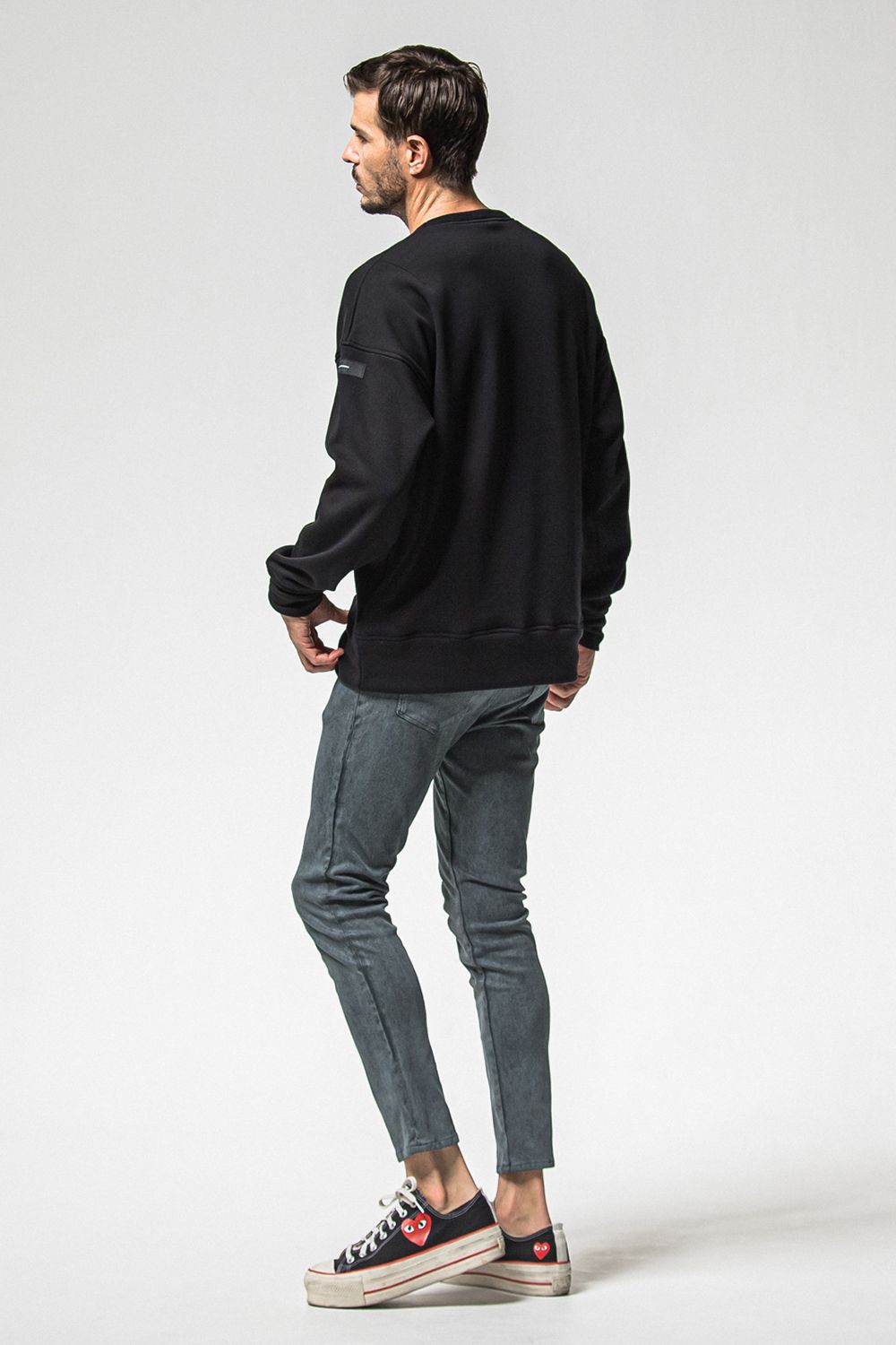 FRIDAY OLD LOGO VELOURS FLEECE TRINER / FRIDAYコラボ オールドロゴ 裏ベロアフリーストレーナー