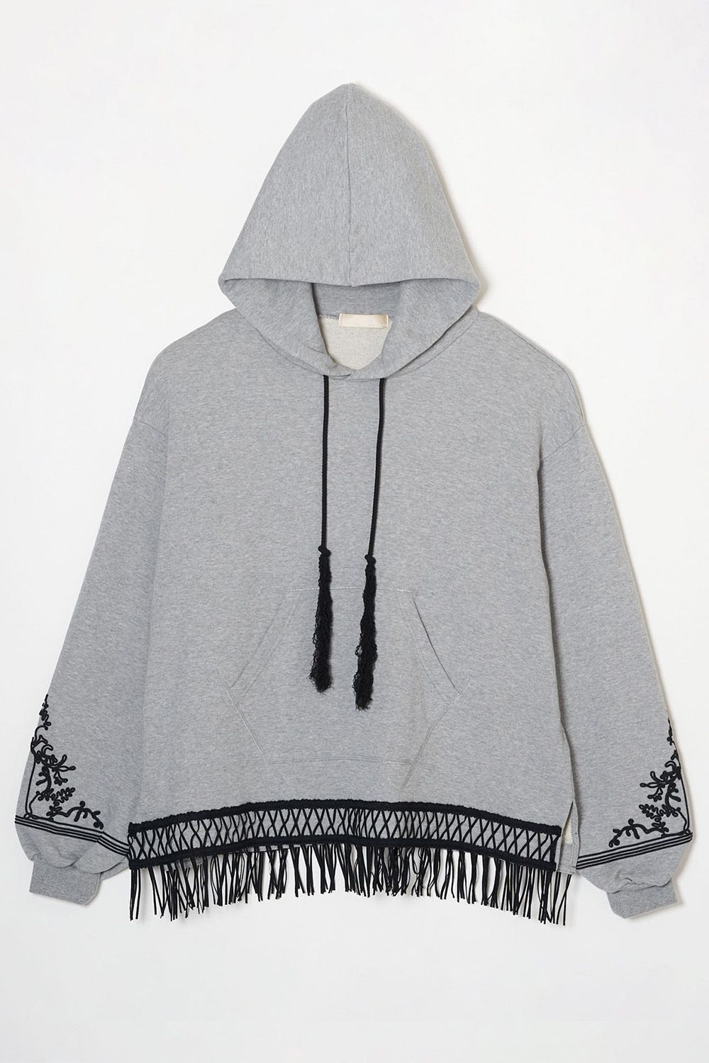 Embroidery wide hoodie / エンブロイダリー ワイド フーディー