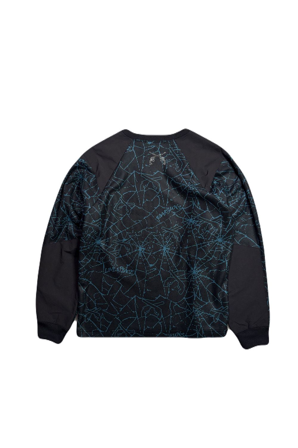 SPIDER PRINT T CRY / スパイダー プリント ロングスリーブ Tシャツ / クリスタルクロスガン