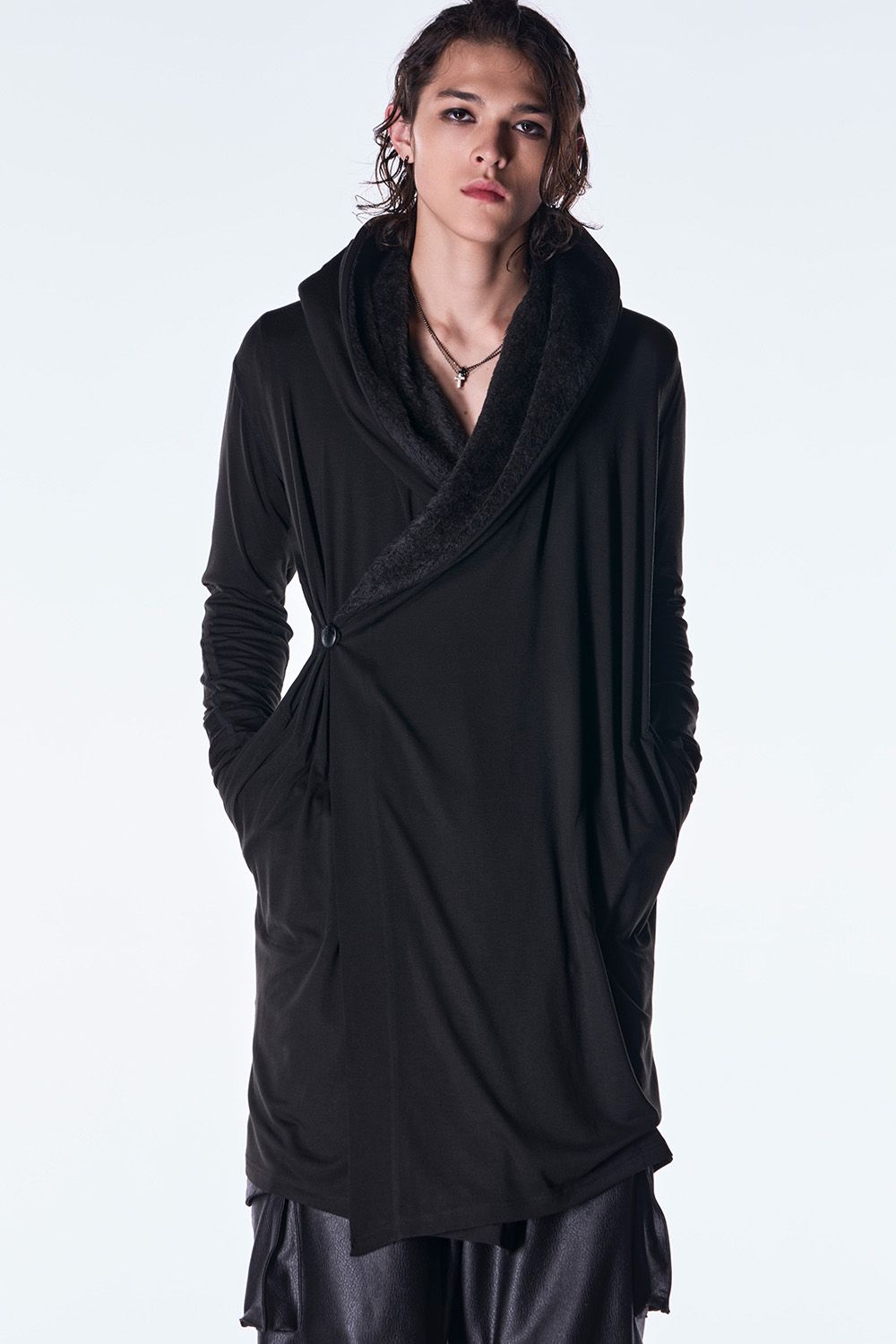 Heat Tech BEATENJIKU Wrap Cardigan / ヒートテック ベア天竺 ラップ カーディガン