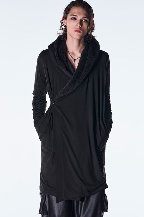 Heat Tech BEATENJIKU Wrap Cardigan / ヒートテック ベア天竺 ラップ カーディガン