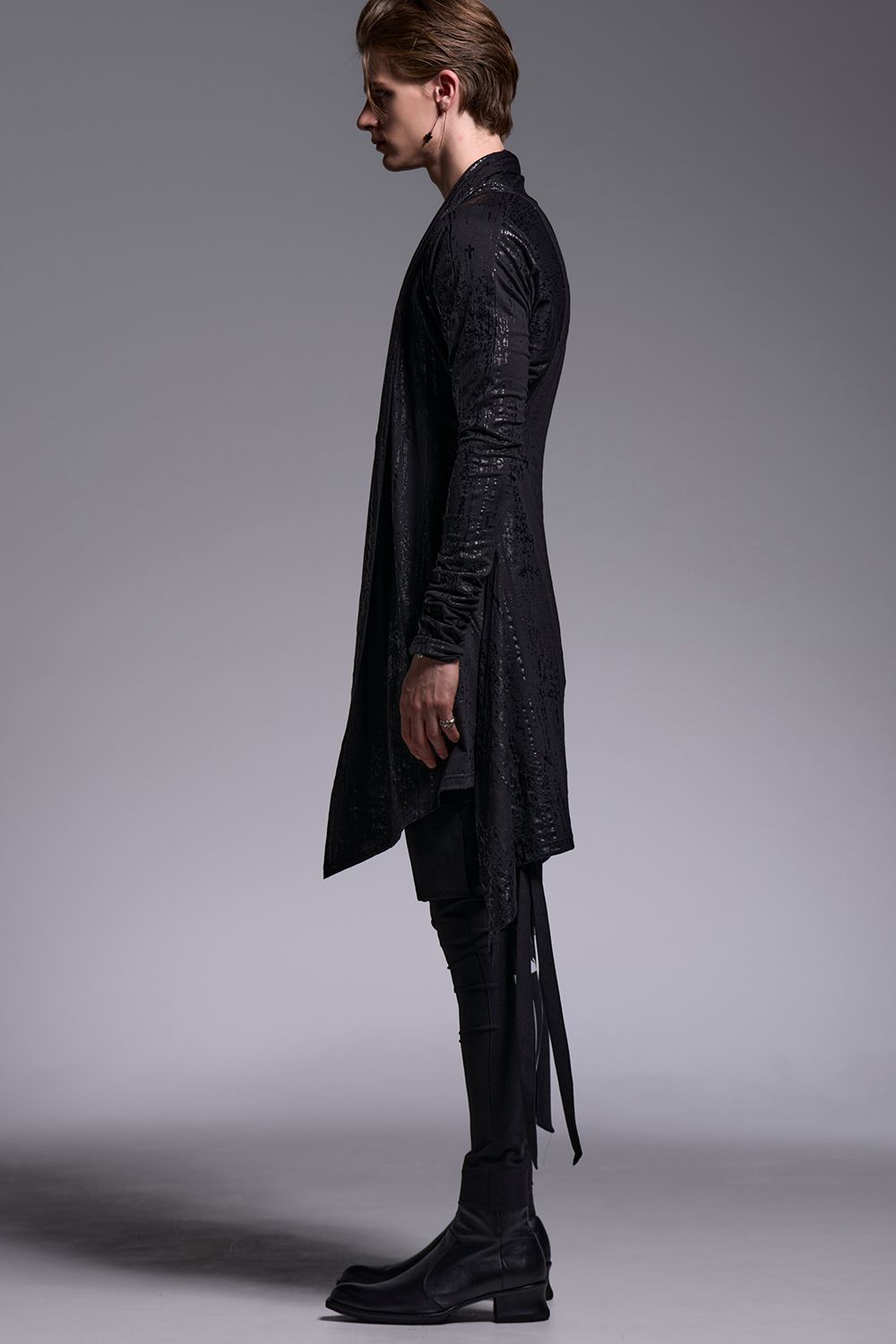 HAKU-BEATENJIKU Dolman Flare Cardigan / 箔ベア天竺 ドルマンスリーブ フレアカーディガン