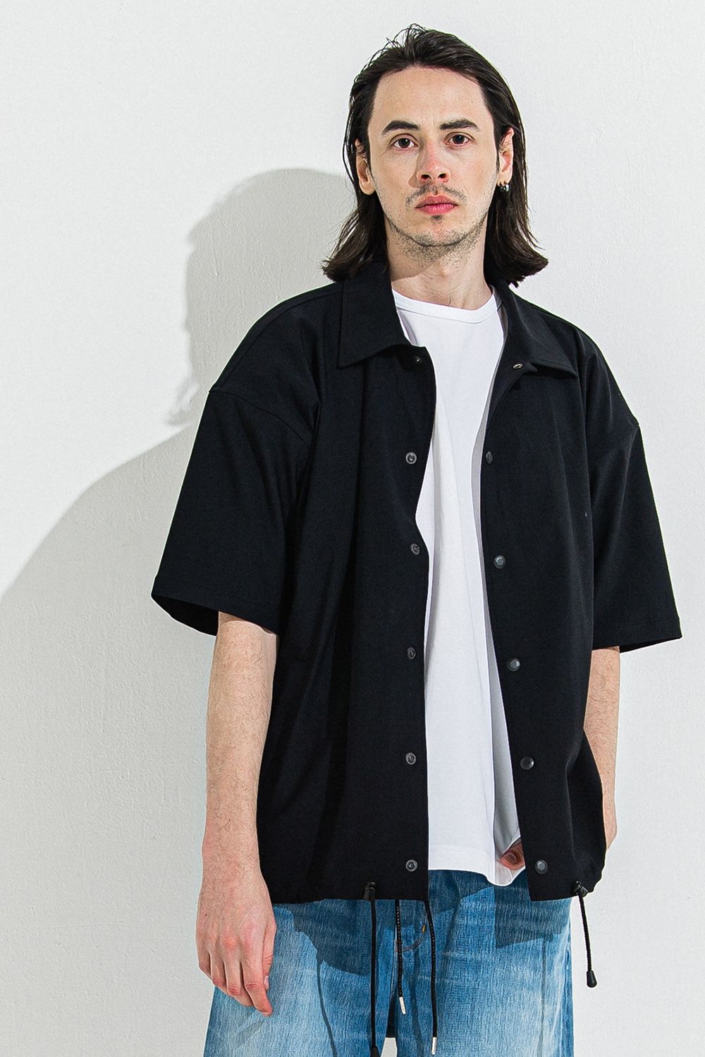 NYLON HALF COACH JACKET / ナイロン ハーフ コーチジャケット