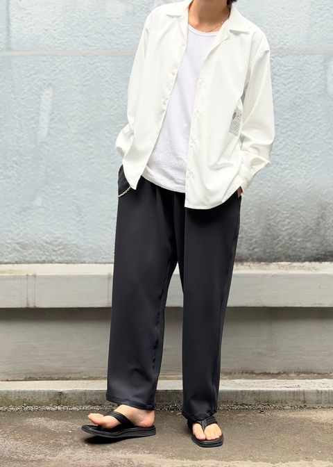 【DELAY】will shirts & Emilio DB WIDE PANTS