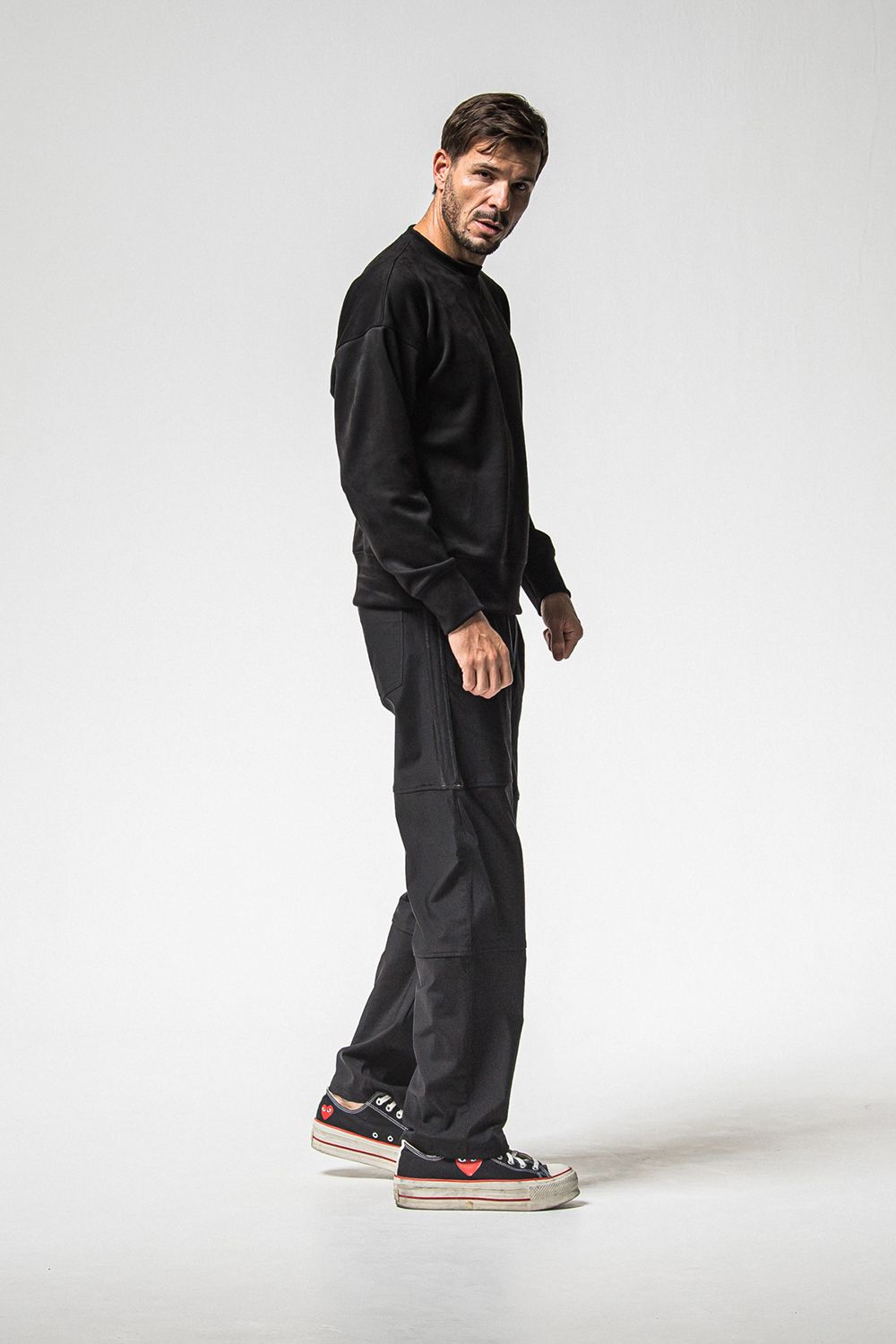 JOHNSON LINE HEAT WIDE TUCK PANTS / ジョンソン ヒート ワイドタックパンツ