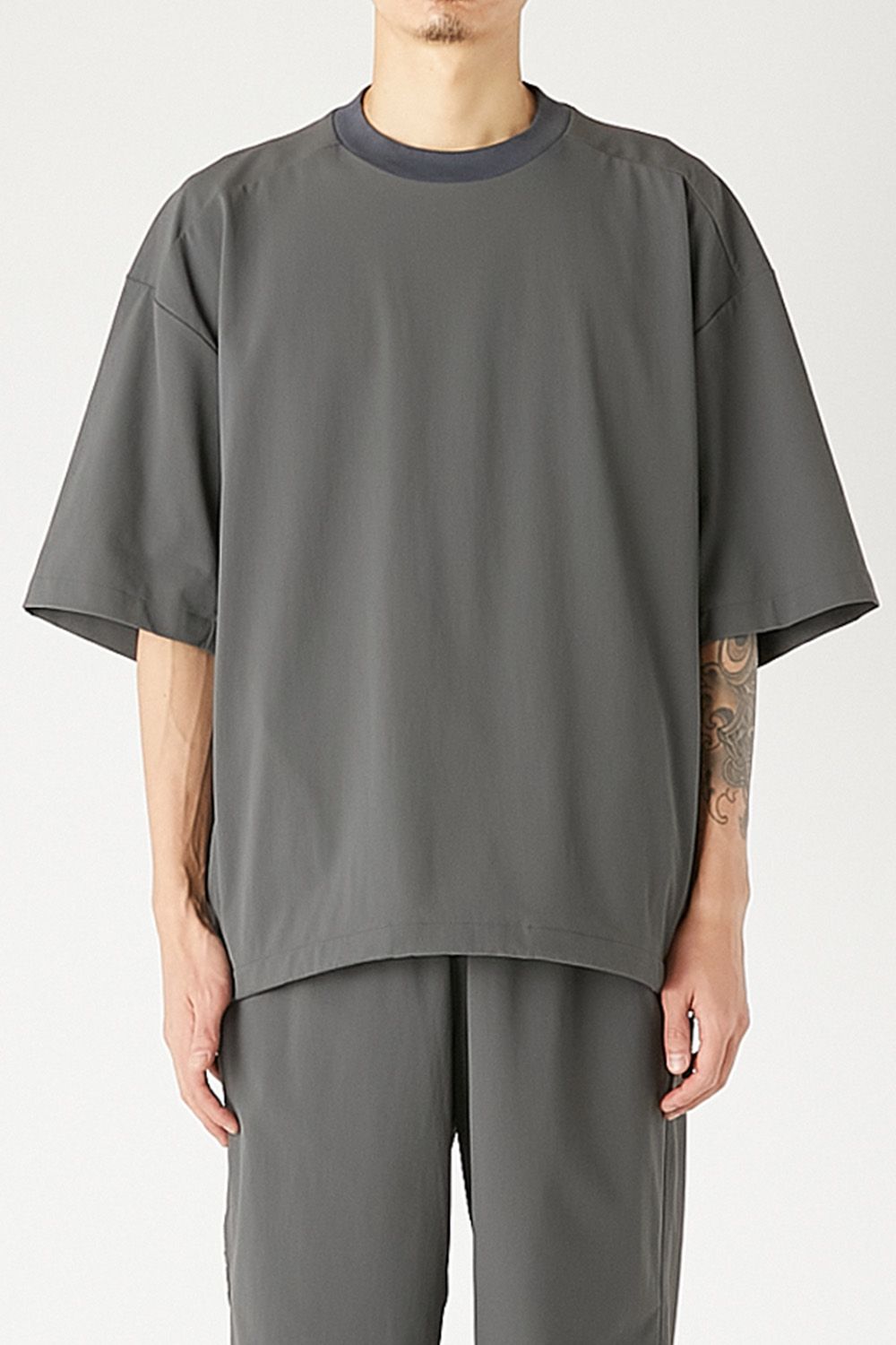 N.HOOLYWOOD TEST PRODUCT EXCHANGE SERVICE PANELED T-SHIRT / エヌハリウッド テストプロダクトエクスチェンジサービス パネル Tシャツ