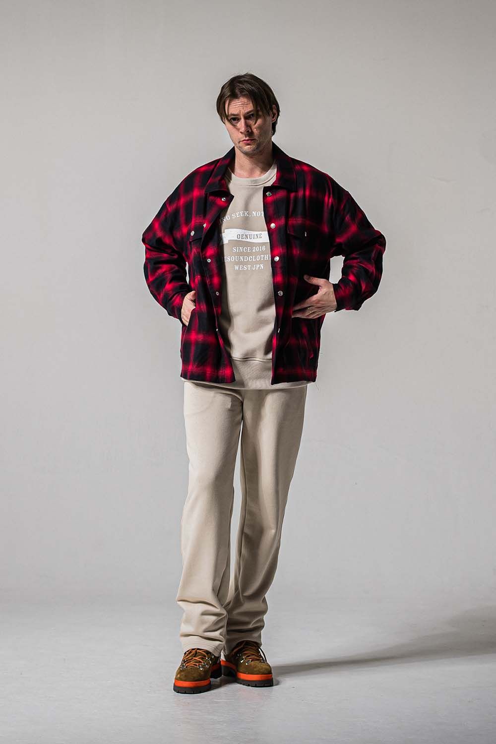 HF URAKE WIDE TUCK PANTS / 裏毛 ワイドタックパンツ