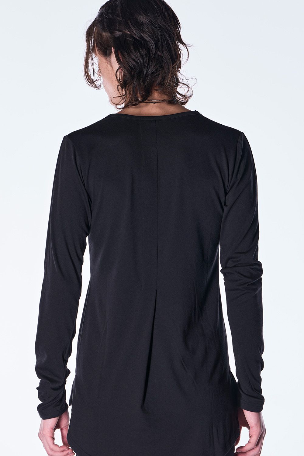 BEA TENJIKU V Neck T-Shirt / ベア天竺 Vネック ロングスリーブ Tシャツ