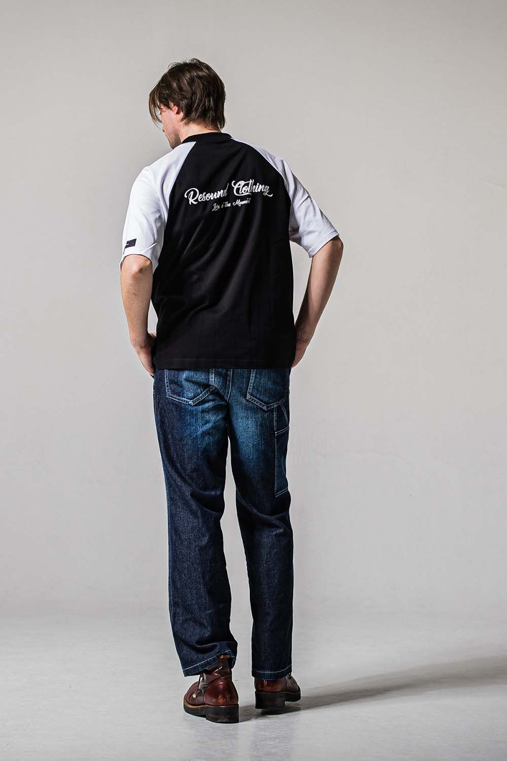 BACK RC RAGLAN OVER TEE / バックロゴ ラグラン オーバー Tシャツ