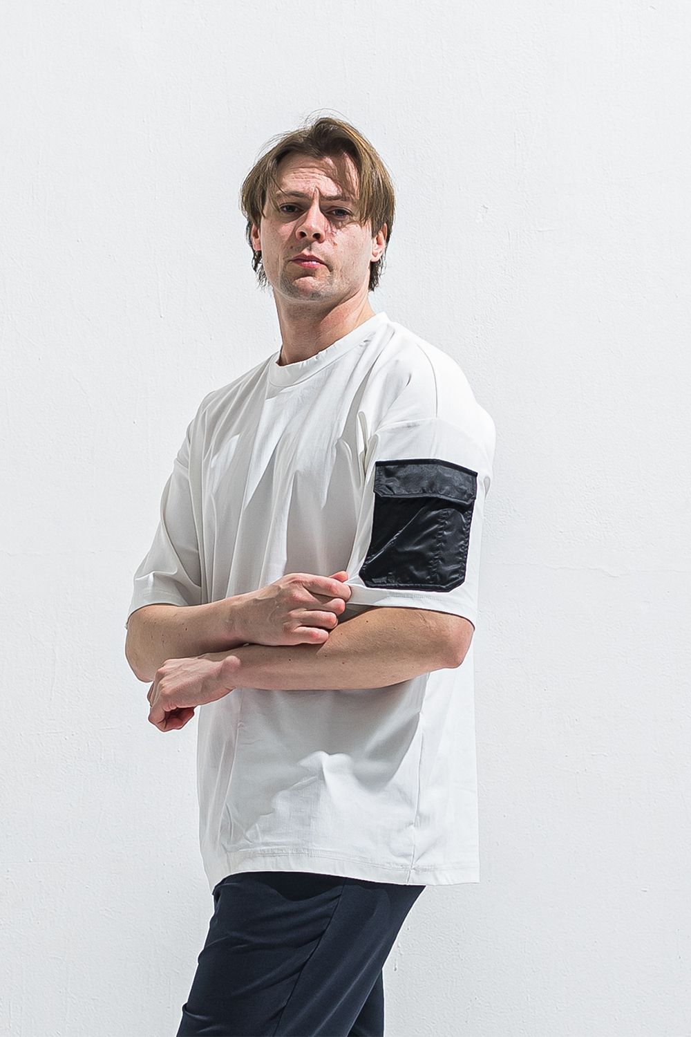 MILITARY POCKET NYLON OVER TEE / ミリタリー ポケット ナイロン オーバー Tシャツ