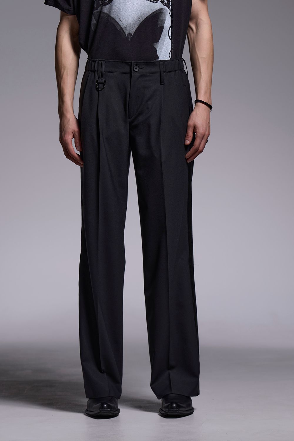 TWS Tropical Side Line Wide Slacks / TWSトロピカル サイドライン ワイドスラックス