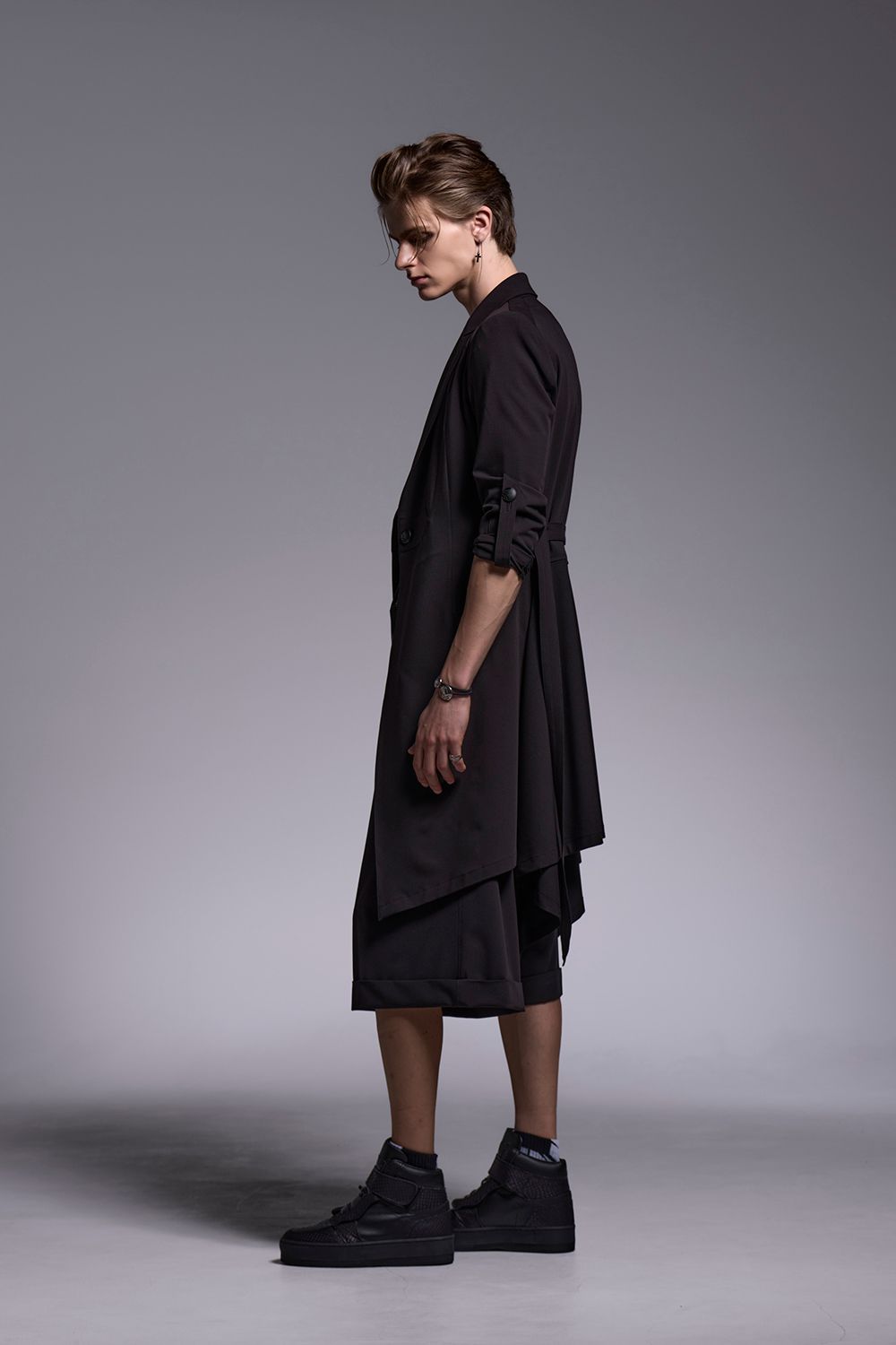 T/R Gabagine Goth Flare Jacket / T/Rギャバジン ゴス フレア ジャケット