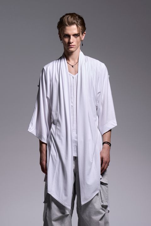 BEATENJIKU KIMONO-Sleeve Cardigan / ベア天竺 着物スリーブ カーディガン