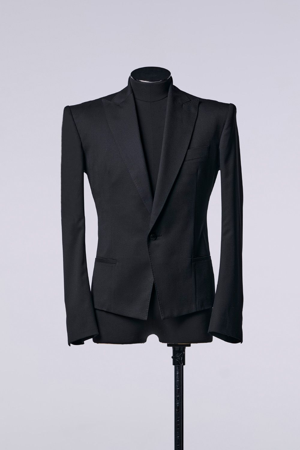 【SGZ COSTUME LINE】 RePE/Wool Gabardine Short Peaked Jacket（スワロ無） / SUGIZO コスチューム ショート ピークド ジャケット