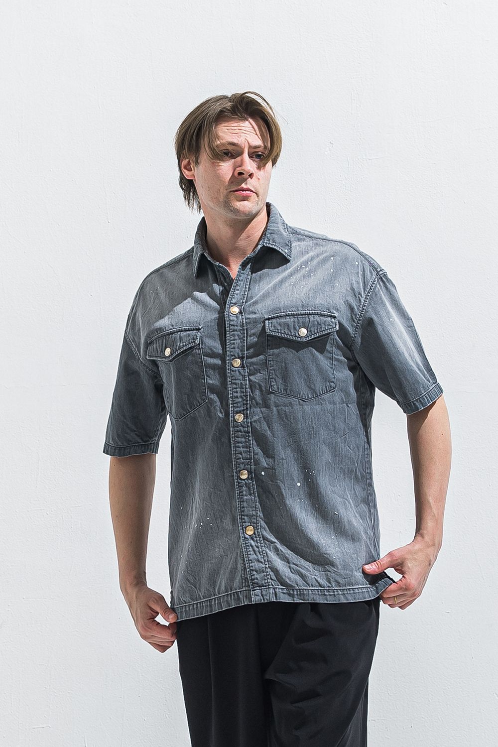 HALF DENIM SHIRTS / ハーフ デニム シャツ