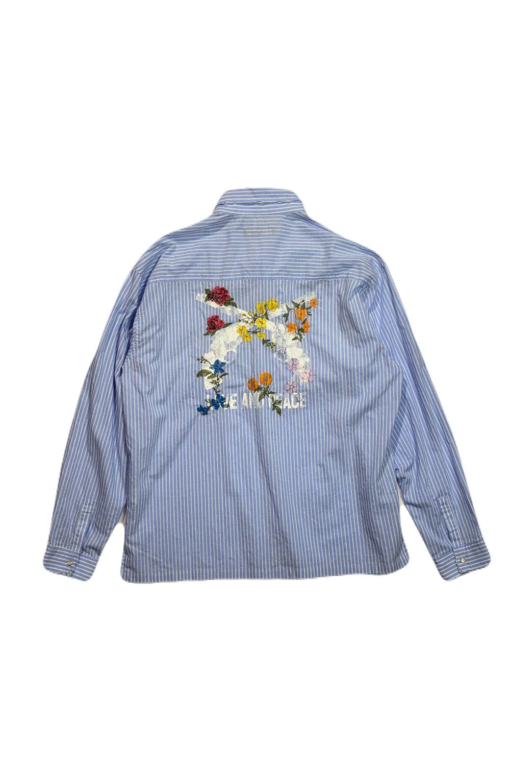 STRIPES SHIRT FLOWER / ストライプ シャツ フラワー