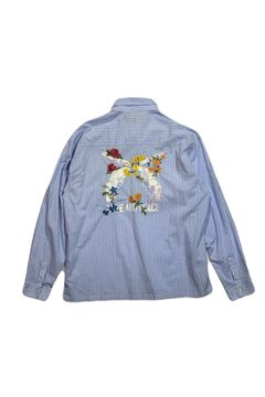 STRIPES SHIRT FLOWER / ストライプ シャツ フラワー