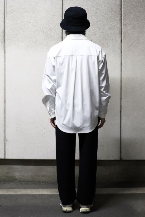 RESOUND CLOTHINGの人気ナイロン素材を使用したlaid-back別注“NYLON JACK SHIRTS”スタイル