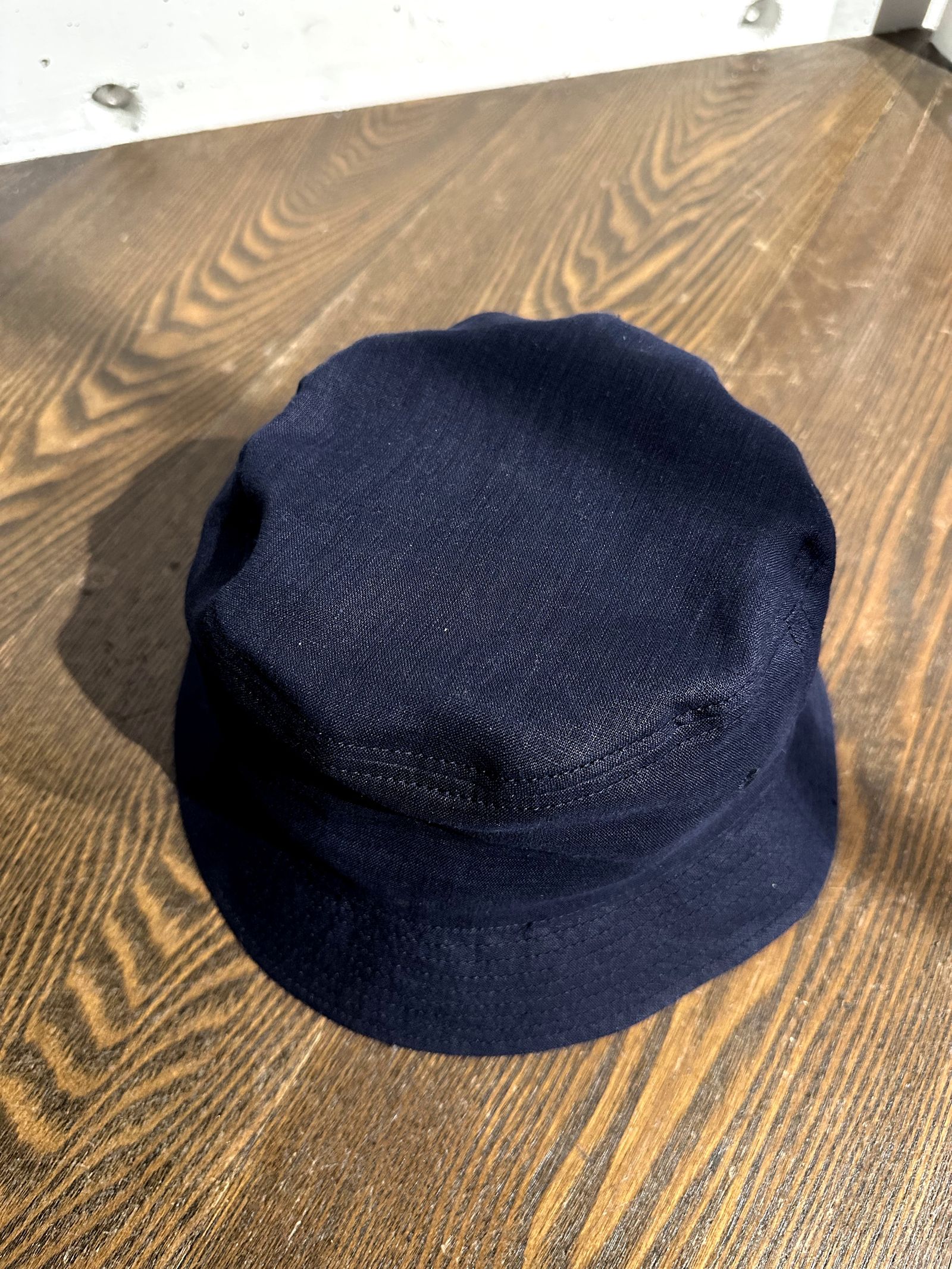 MARKAWARE マーカウェア 24ss ヘンプ バケットハット Black MARKAWARE - HEMP SHIRTING BUCKET HAT / ヘンプ バケットハット