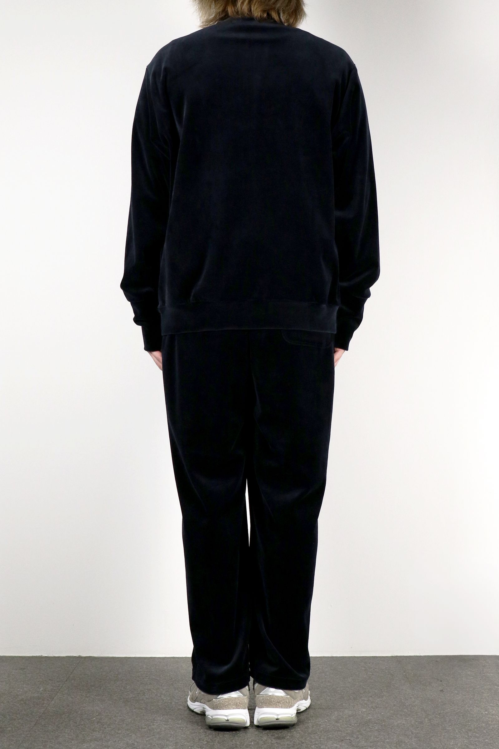 30/- ORGANIC COTTON VELOUR TRACK PANTS / オーガニックコットン ベロア トラックパンツ
