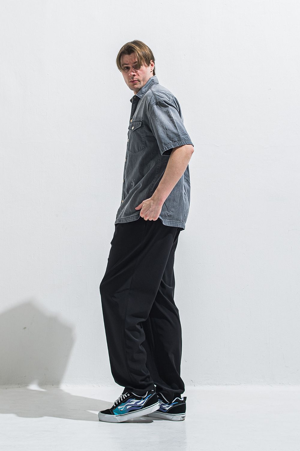 HALF DENIM SHIRTS / ハーフ デニム シャツ