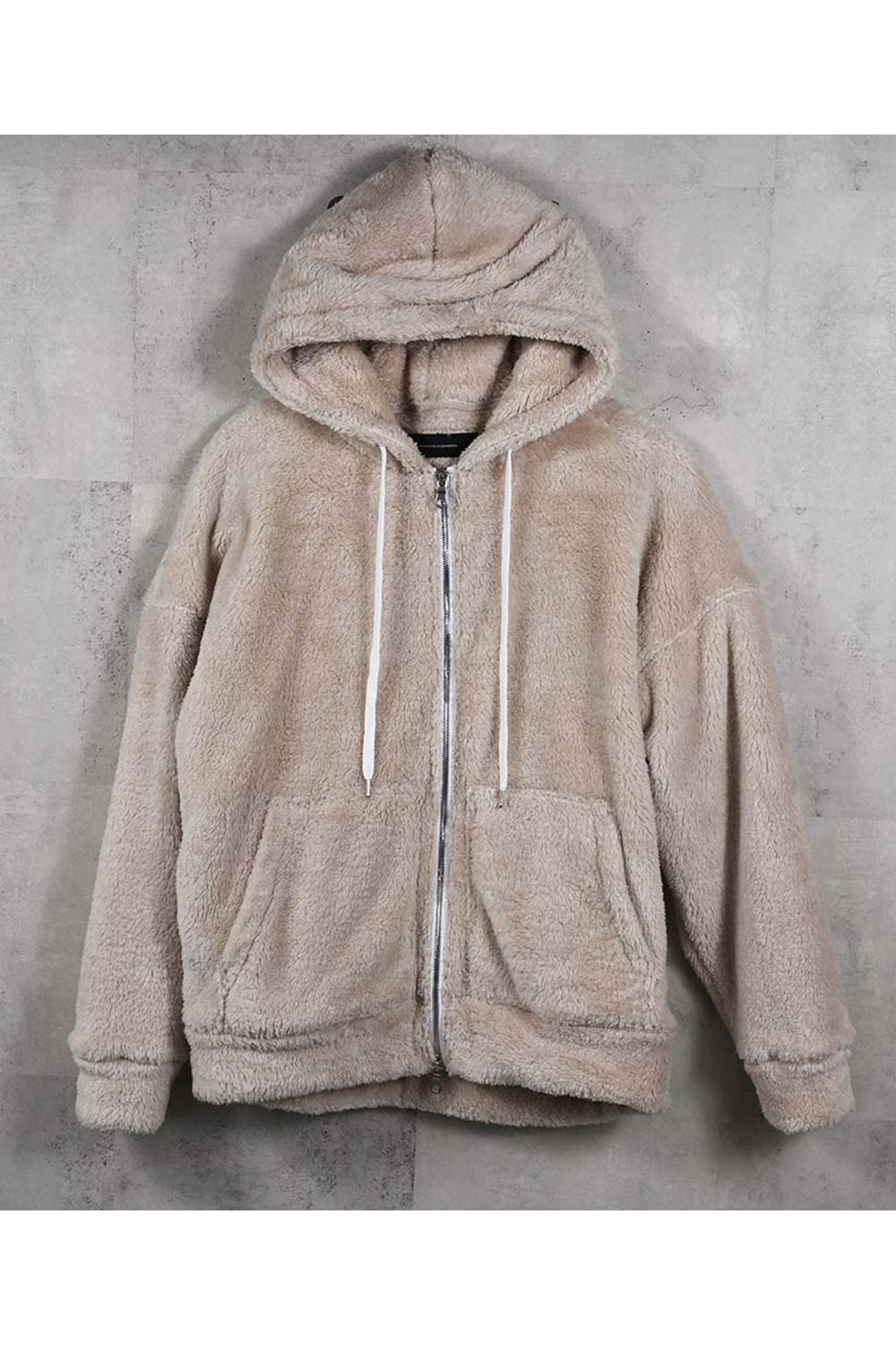 BOA ZIP LOOSE HOODIE / ボア ジップ ルーズ フーディ