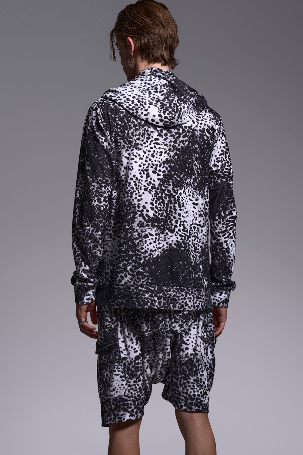 Leopard Pile Jersey Sarrouel Pants / レオパード パイル サルエルパンツ