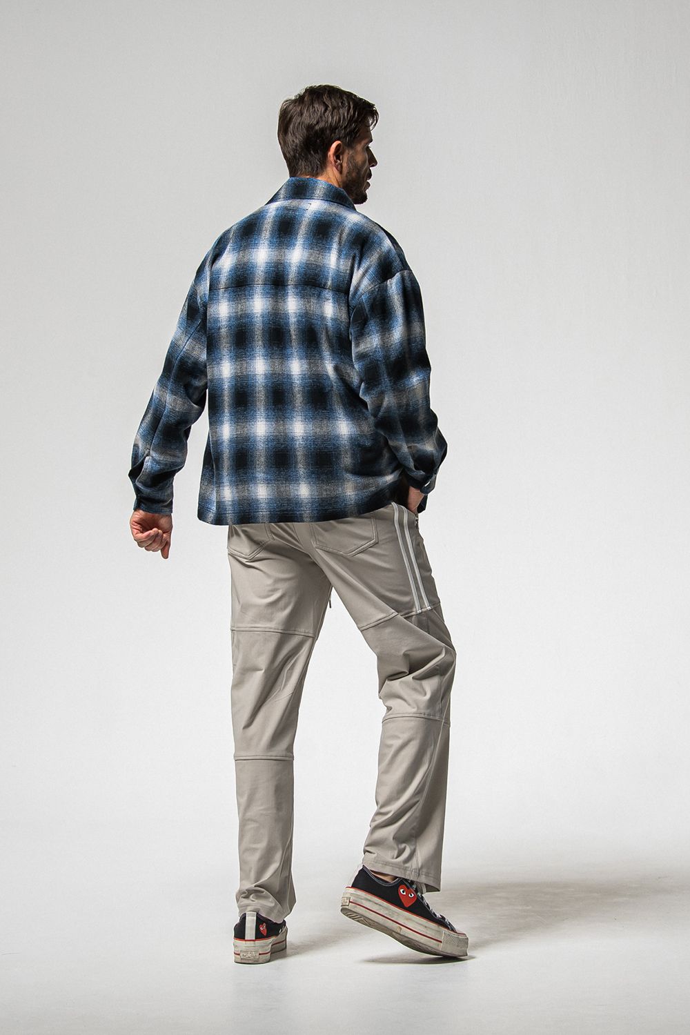 JOHNSON LINE HEAT WIDE TUCK PANTS / ジョンソン ヒート ワイドタックパンツ