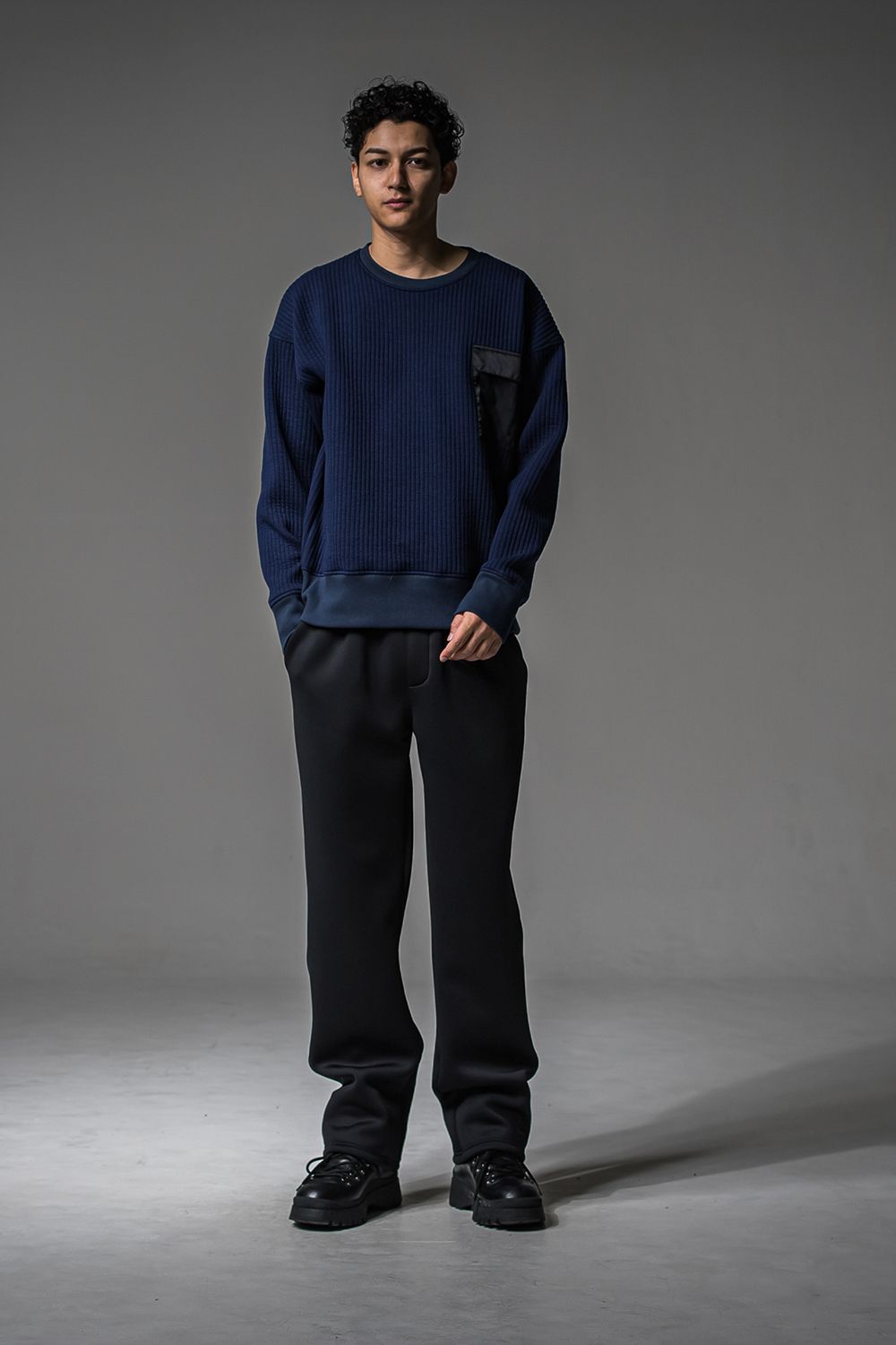 CHRIS EASY WIDE TUCK PANTS / クリス イージーワイドタックパンツ