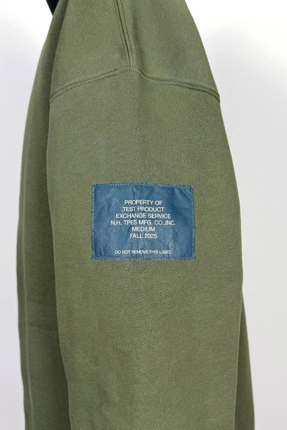 N.HOOLYWOOD TEST PRODUCT EXCHANGE SERVICE CREWNECK SWEATSHIRT  / エヌハリウッド テストプロダクトエクスチェンジサービス クルーネックスウェットシャツ