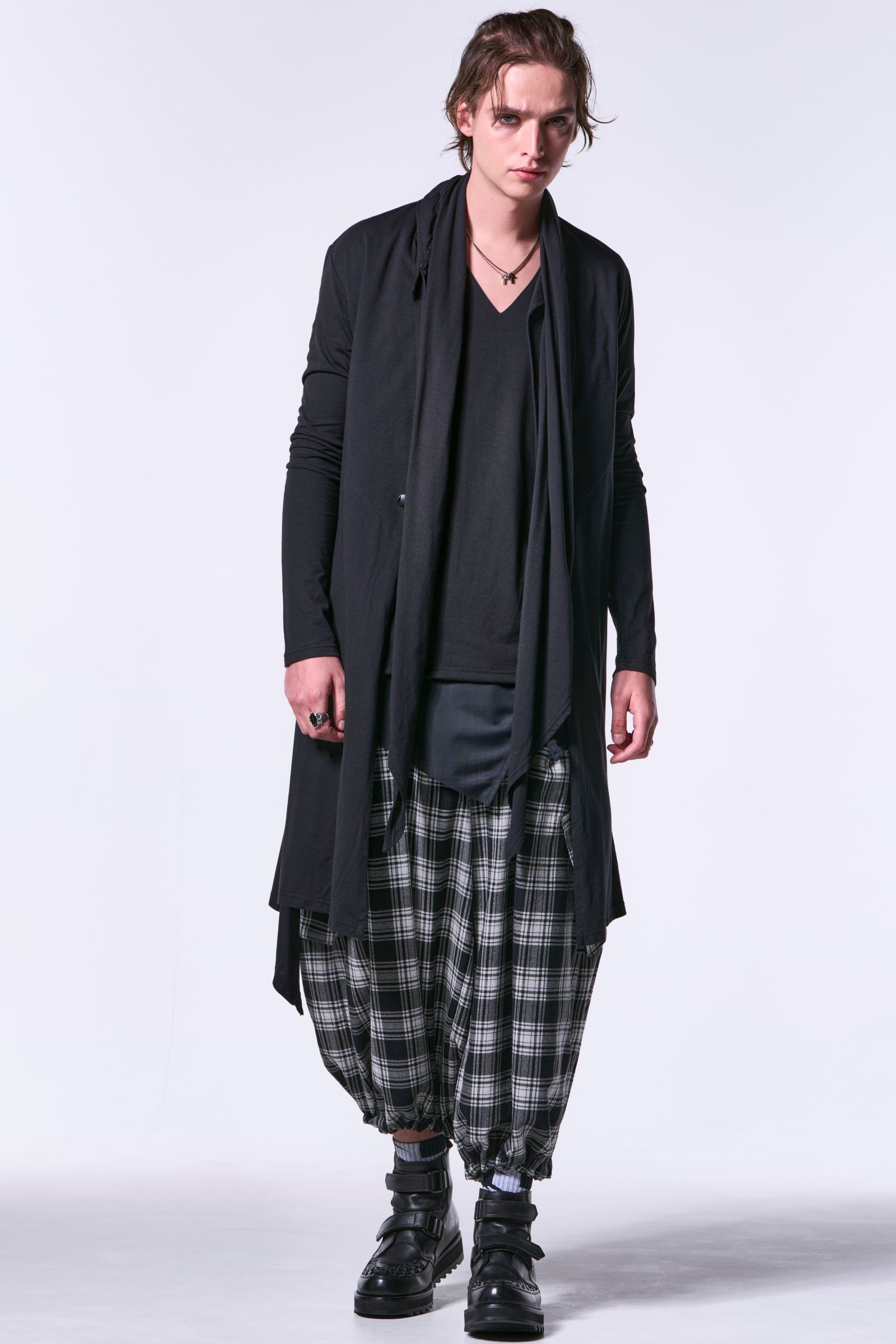 BEA-TENJIKU Slit Hem Layered T-Shirt / ベア天竺 スリットヘムレイヤードTシャツ