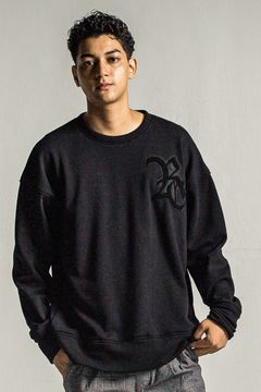 RC CHENILLE VELOURS FLEECE DROP TRAINER / RC シェニール ベロア フリース ドロップ トレーナー