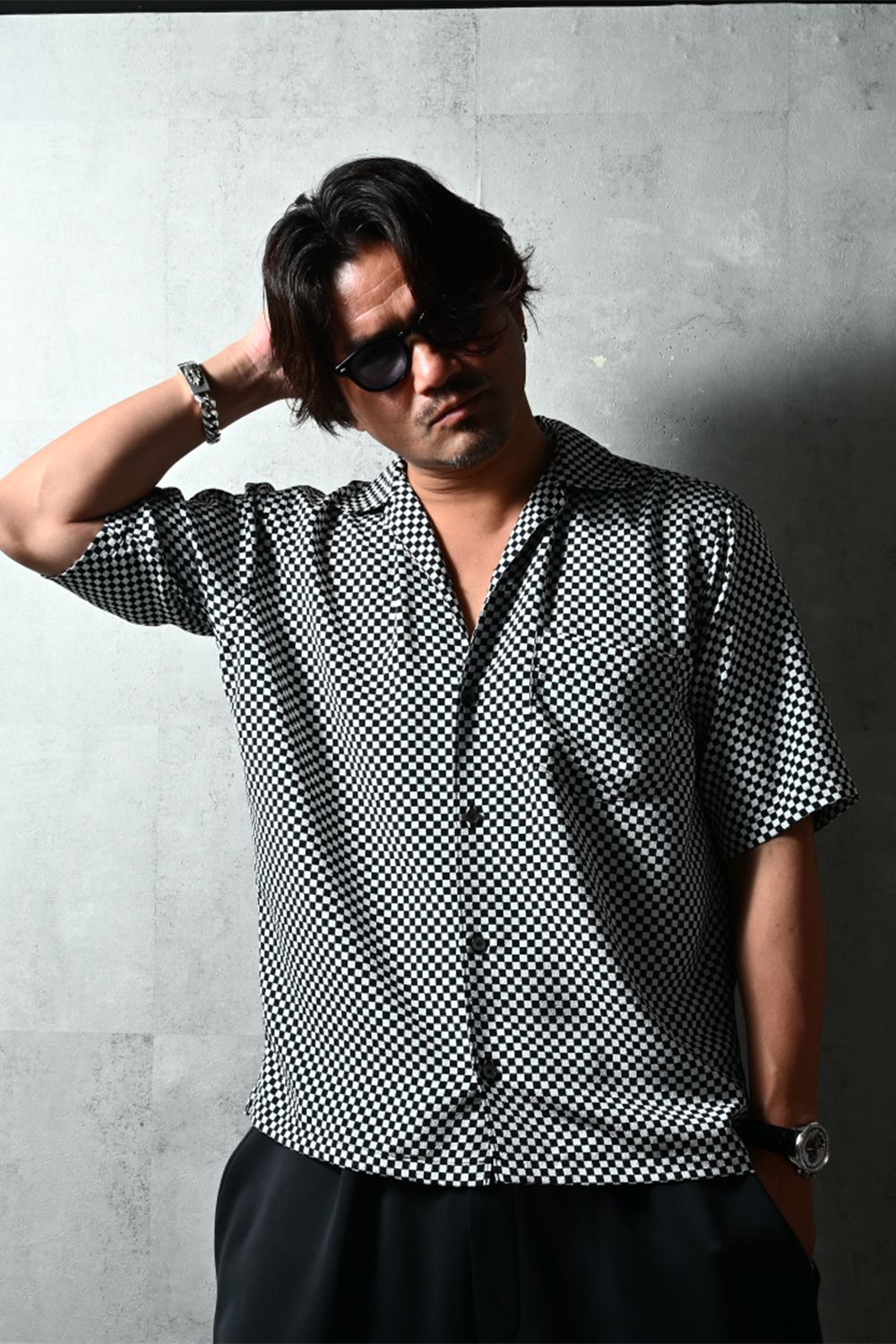 ICHIMATU shirts / 市松模様 ハーフスリーブシャツ