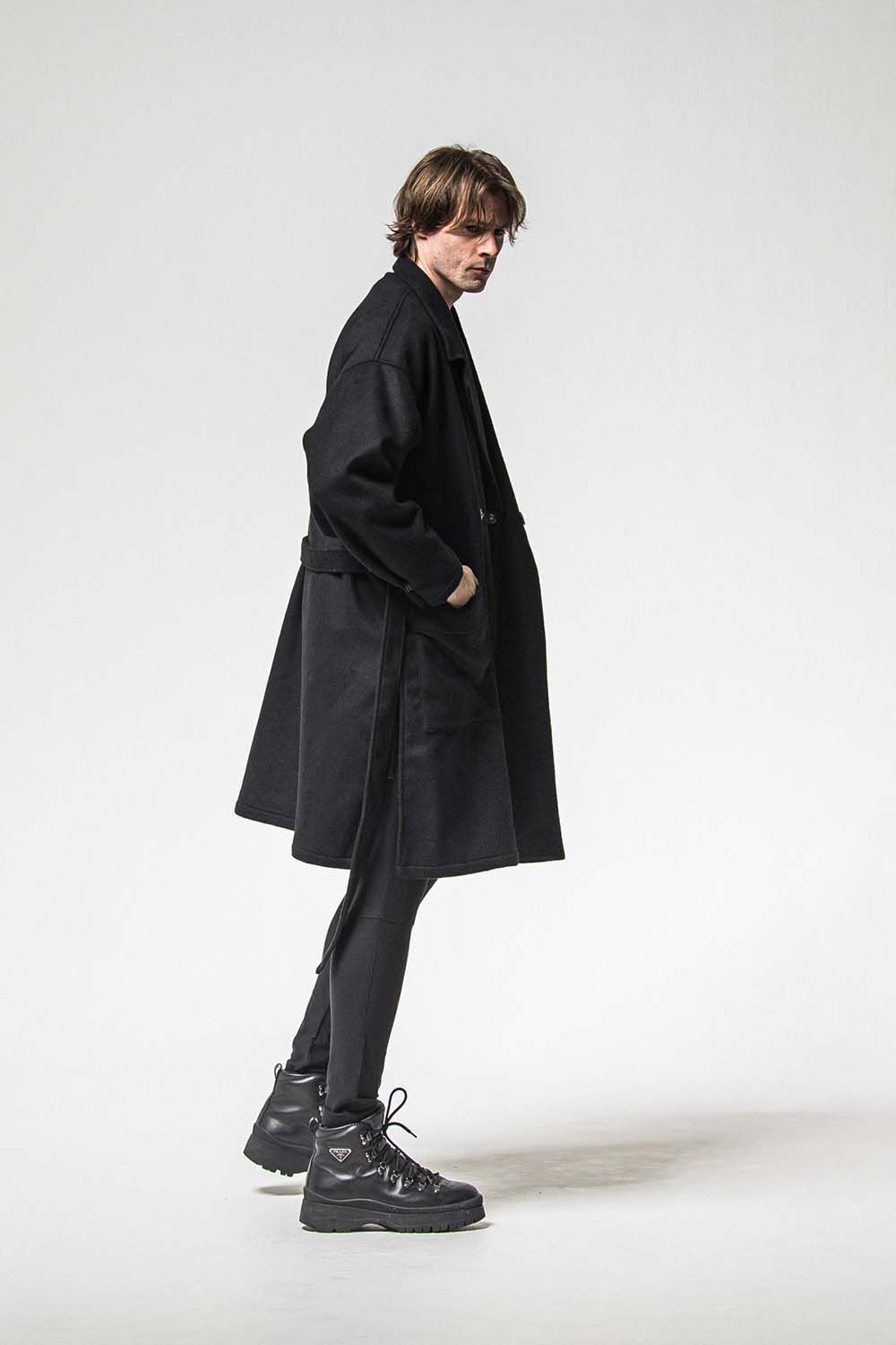 GOWN OVER COAT / オーバーサイズ ガウン コート