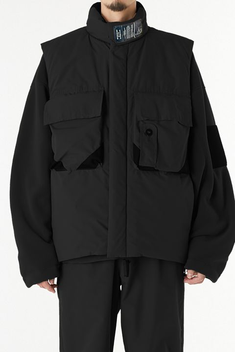 N.HOOLYWOOD TEST PRODUCT EXCHANGE SERVICE PUFFER VEST / エヌハリウッド テストプロダクトエクスチェンジサービス パファーベスト