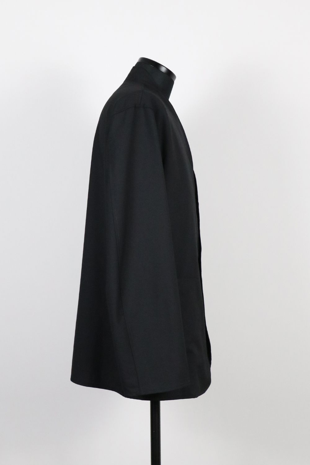 marka - TUMBLED WOOL TROPICAL LAPELLESS JACKET / タンブル marka - TUMBLED WOOL TROPICAL LAPELLESS JACKET / タンブル