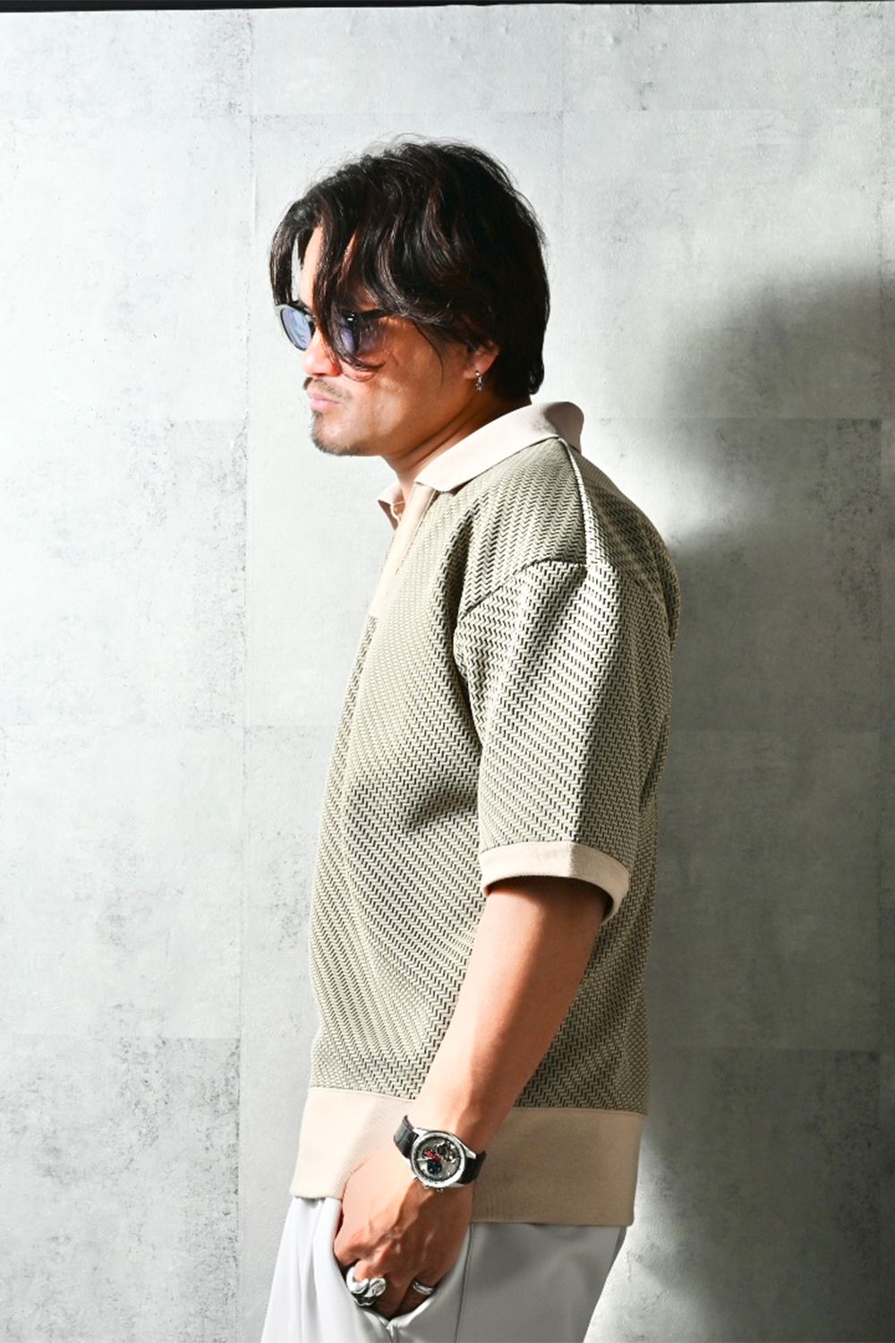 blisterpolo / オーバーサイズスキッパーポロ