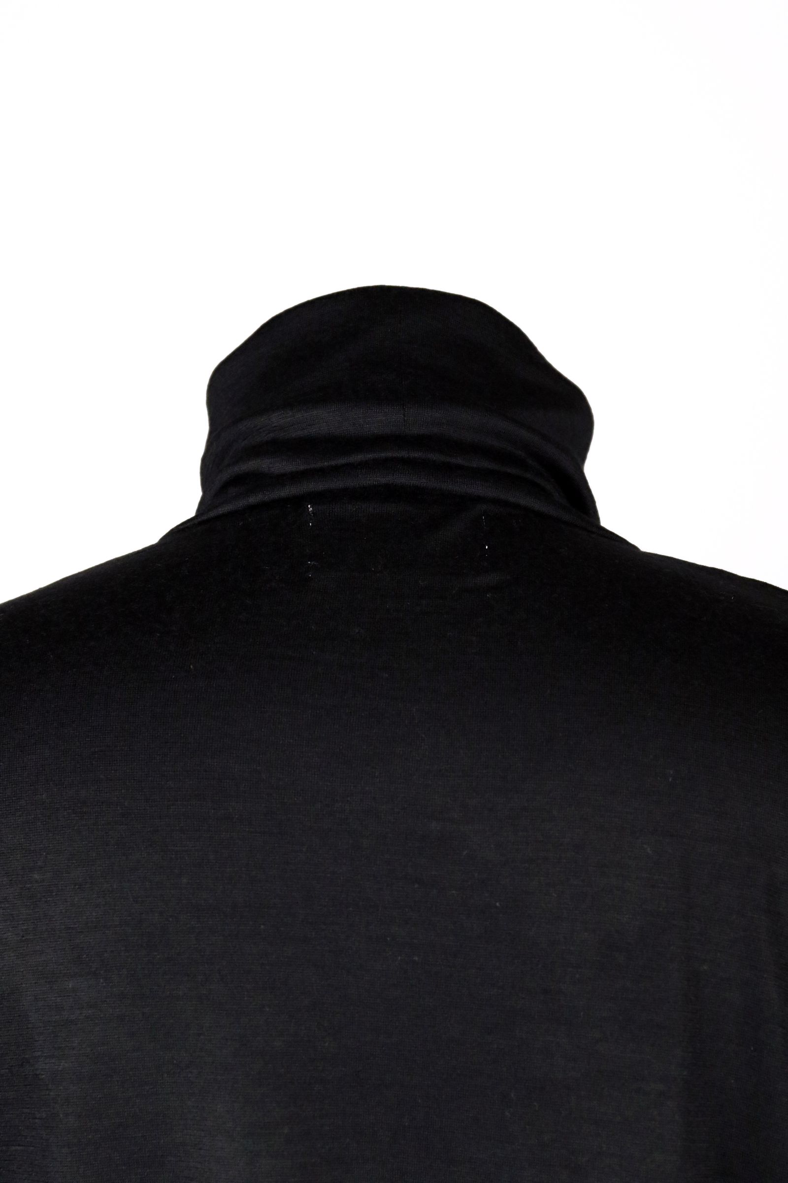 WASHABLE WOOL HIGH NECK SHIRT / ウォッシャブル ウール ハイネック シャツ