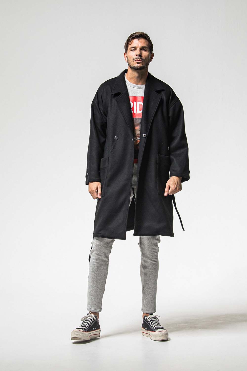 GOWN OVER COAT / オーバーサイズ ガウン コート