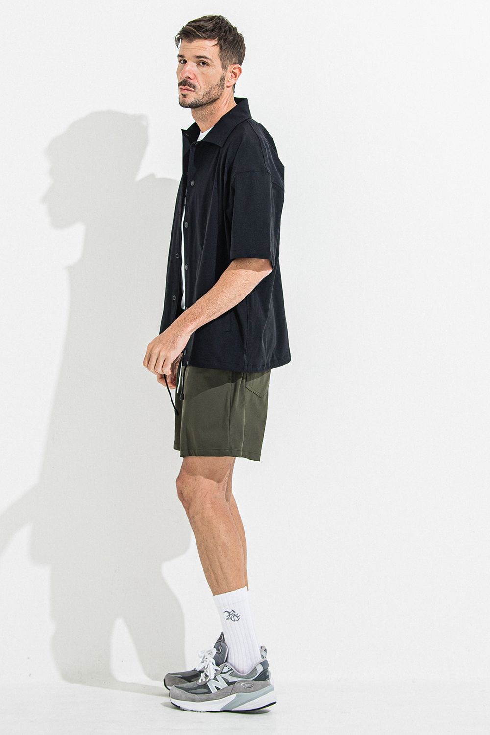 NYLON HALF COACH JACKET / ナイロン ハーフ コーチジャケット
